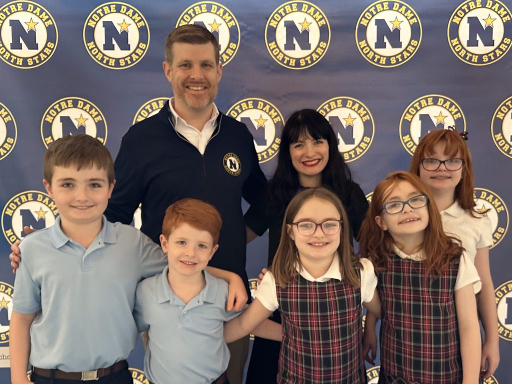 The Ecker Family at Notre Dame School
