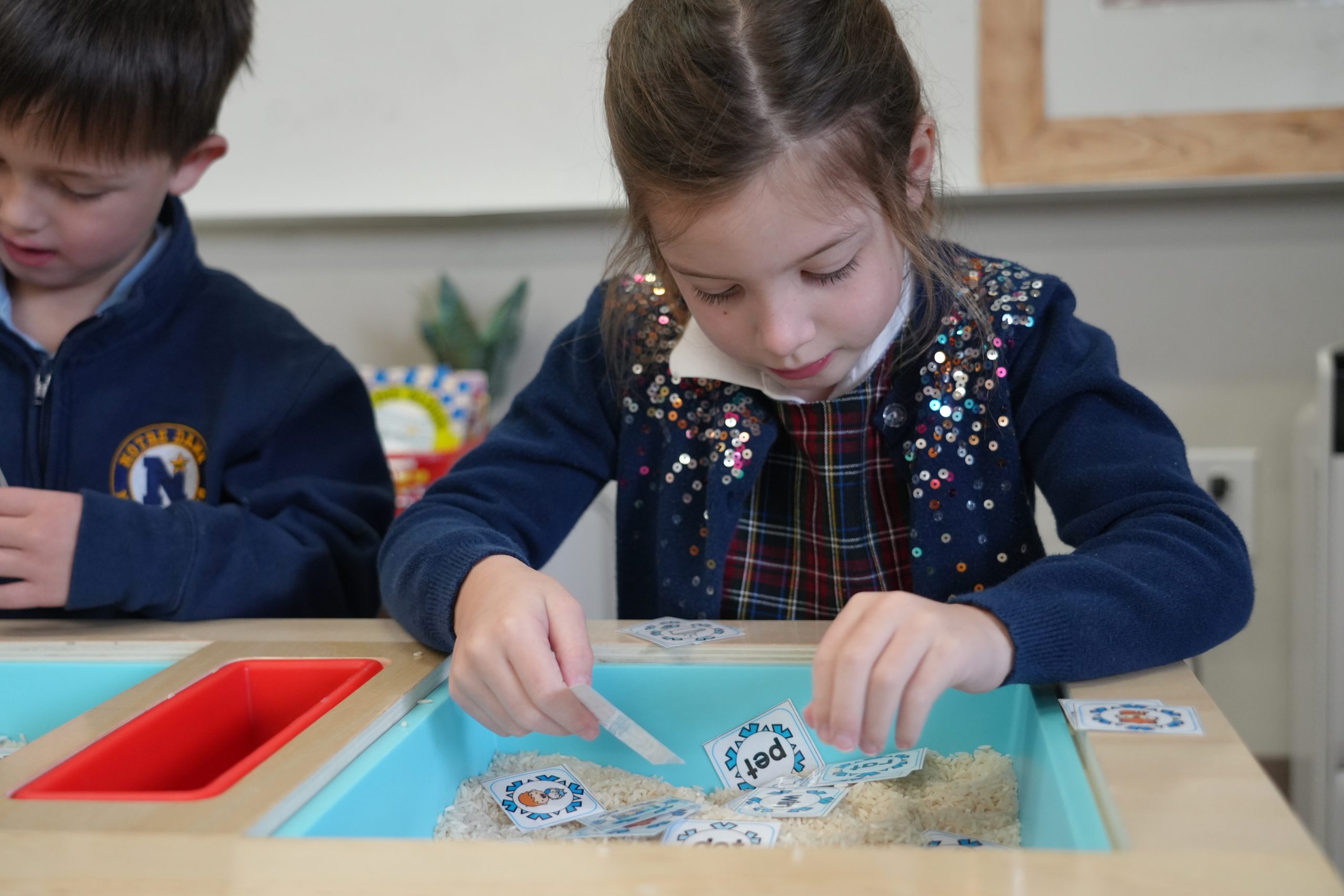 Young students explore God's divine order